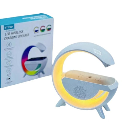 3 in 1 LED Wireless Charger Speaker Charge, Play & Glow