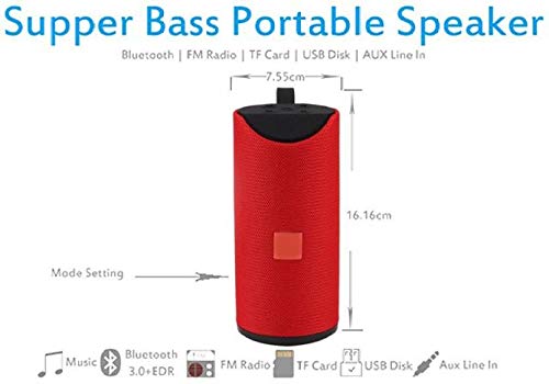 All-in-One Mini Speaker – FM, SD, AUX, BT & Waterproof