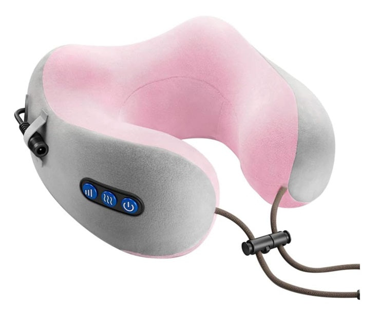 U-Shaped Neck Massager Pillow for Travel & Stress Relief