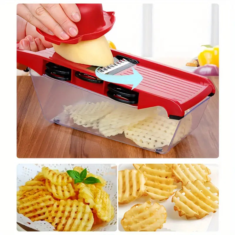 6-in-1 Mandolin Slicer | All-in-One Veggie Cutter