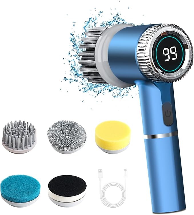 5 in 1 Electric Cleaning Brush Multi Purpose Household Tool