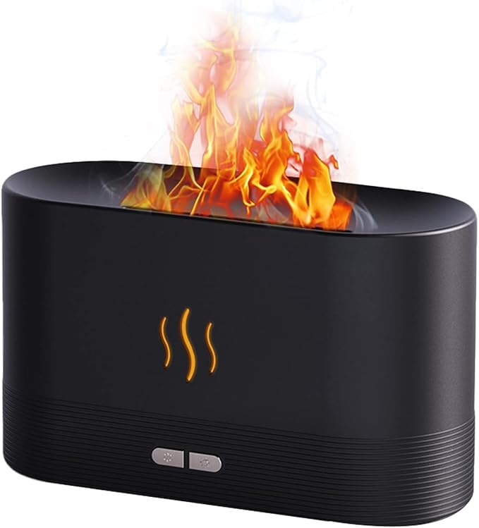 Flame Mist Humidifier with LED Fire Effect