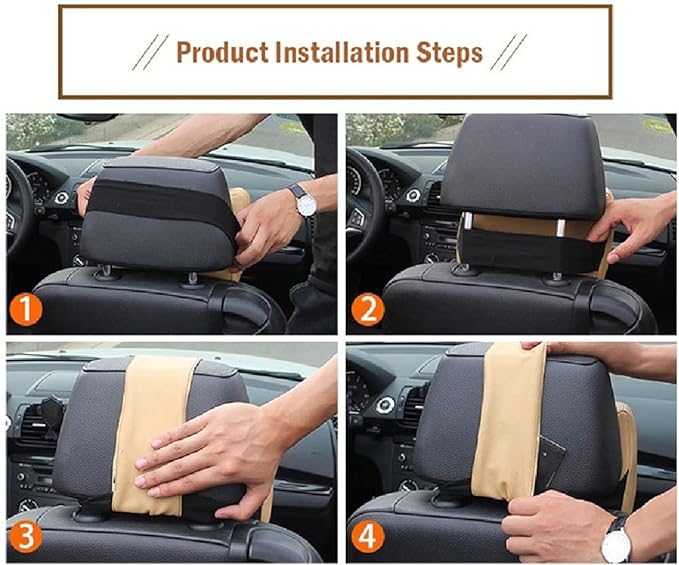 Car Seat Headrest Pillow for Neck and Back Support