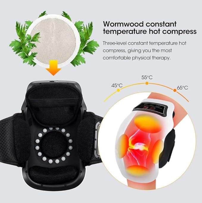 Wireless Knee Massager for Pain Relief & Joint Support