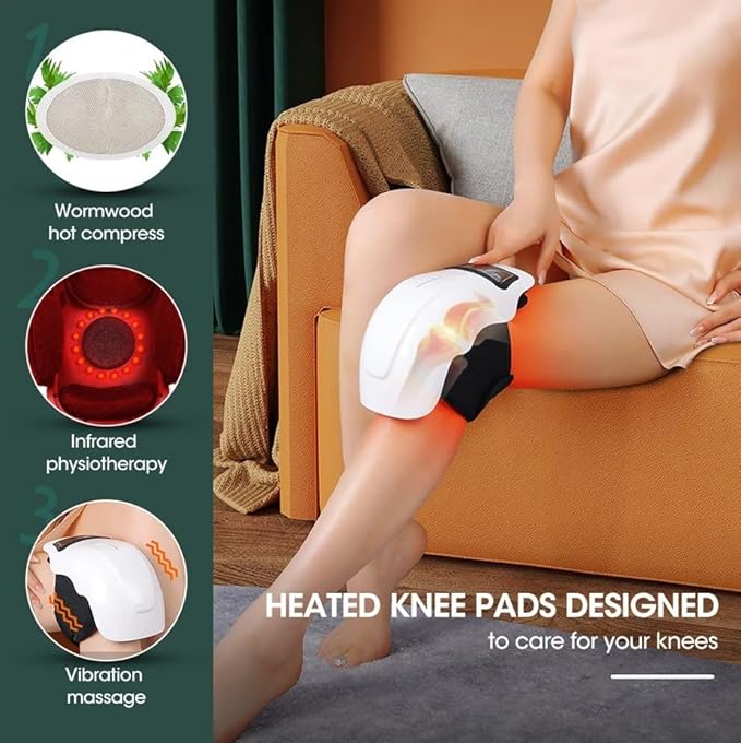 Wireless Knee Massager for Pain Relief & Joint Support