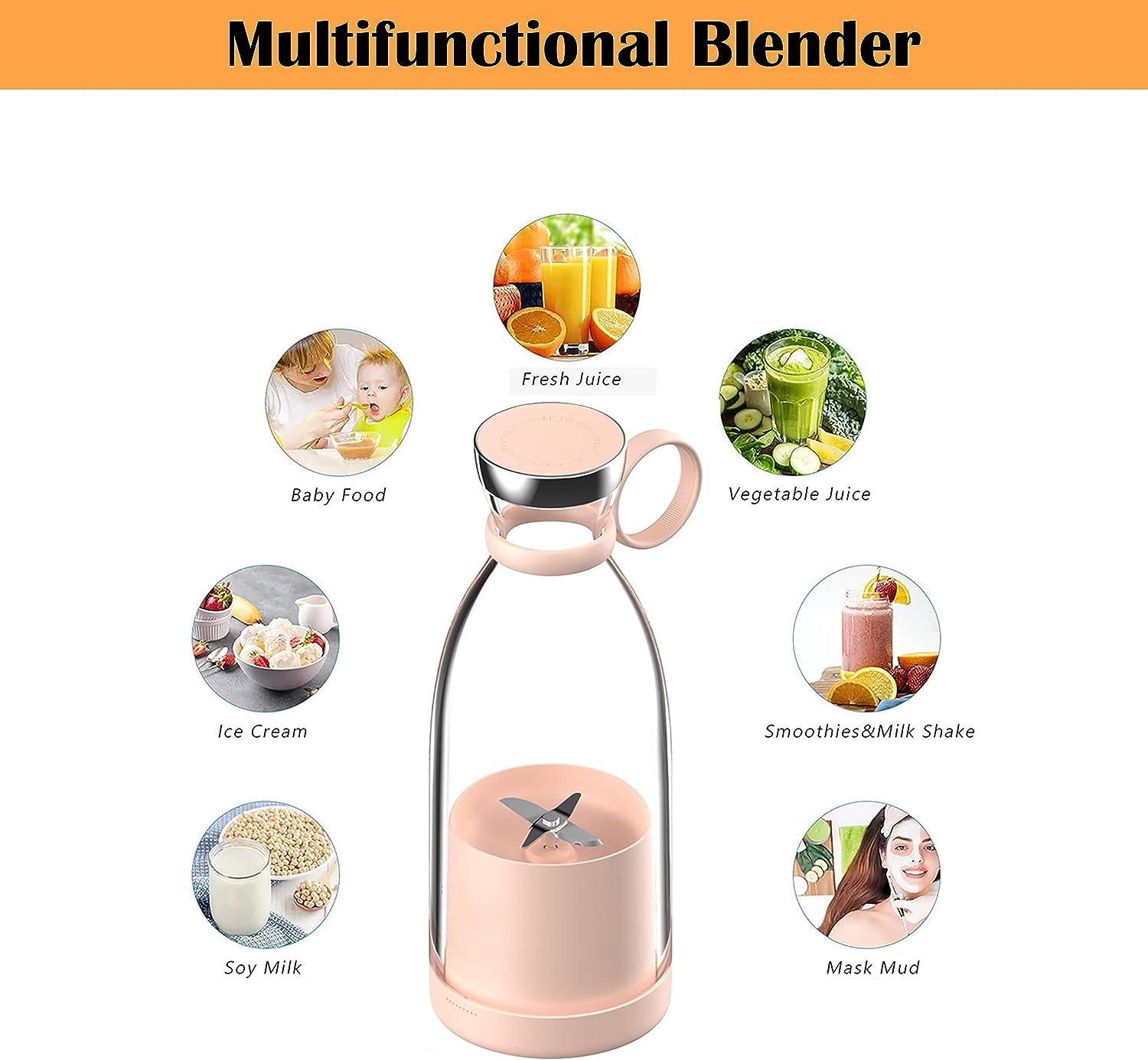 2 in 1 Juicer Blender for Smoothies and Juices