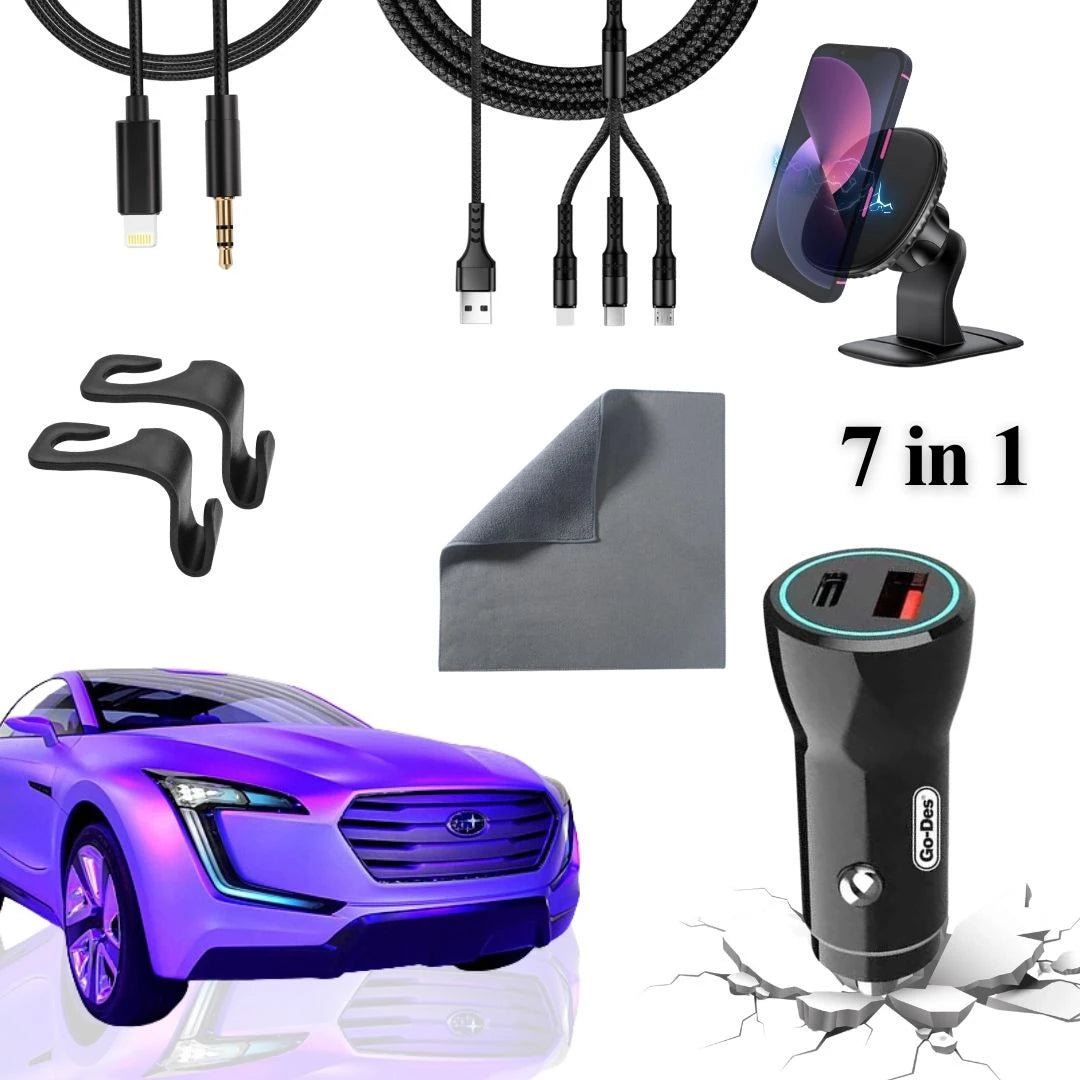 Multi Function 7 in 1 Car Kit for Daily Drivers