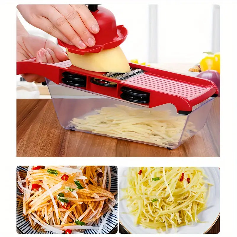 6-in-1 Mandolin Slicer | All-in-One Veggie Cutter