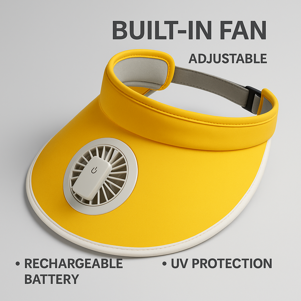 Rechargeable Cooling Cap for Outdoor Comfort