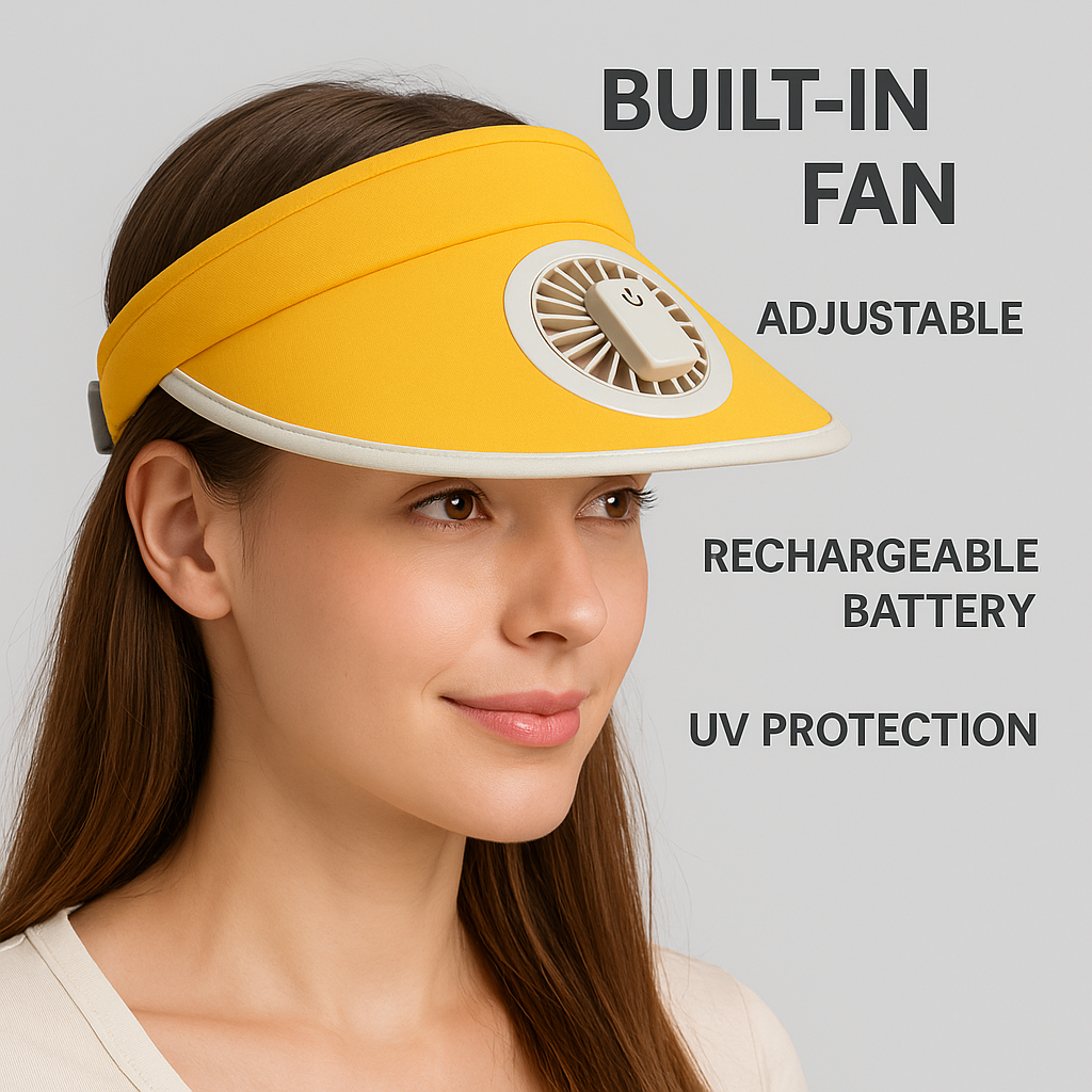 Rechargeable Cooling Cap for Outdoor Comfort