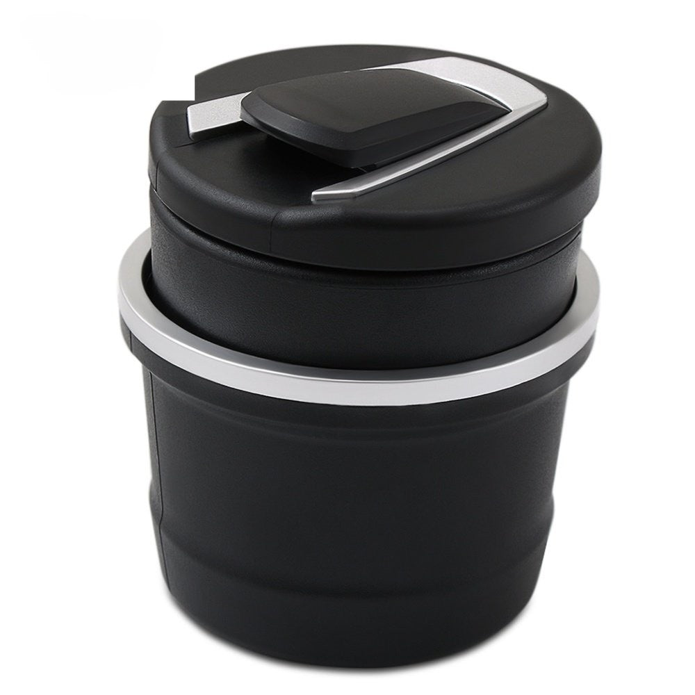 Car Ashtray with Lid LED Light and Smoke Filter