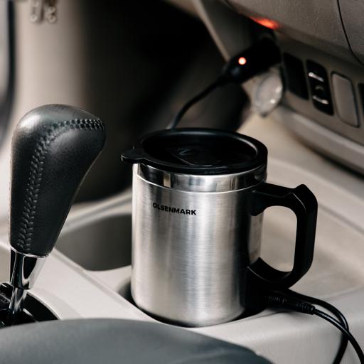 Self-Heating Travel Mug for Coffee and Tea