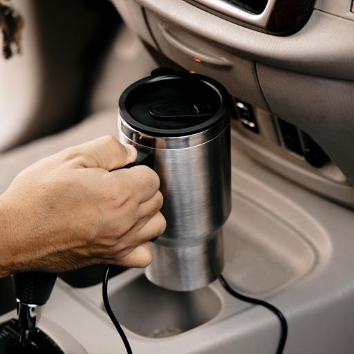 Self-Heating Travel Mug for Coffee and Tea