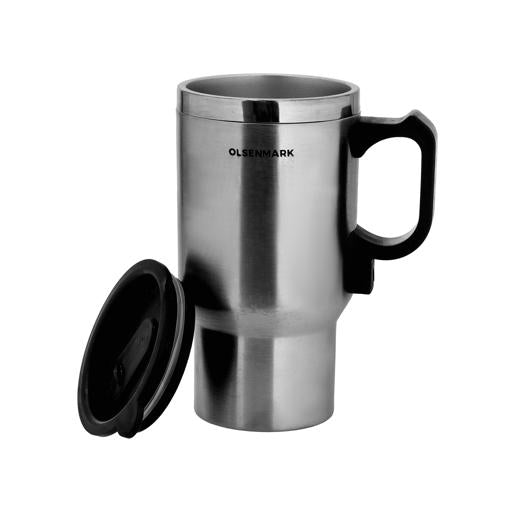 Self-Heating Travel Mug for Coffee and Tea