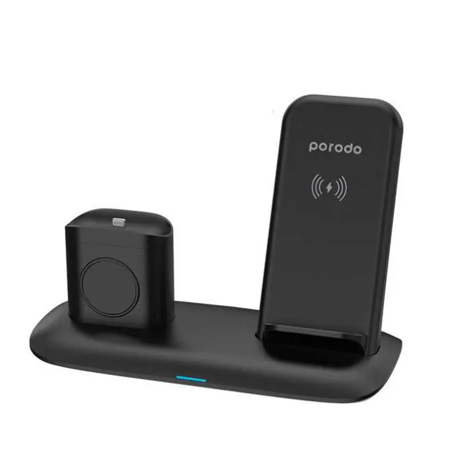 3-in-1 Wireless Charging Dock – Phone, Watch & AirPods