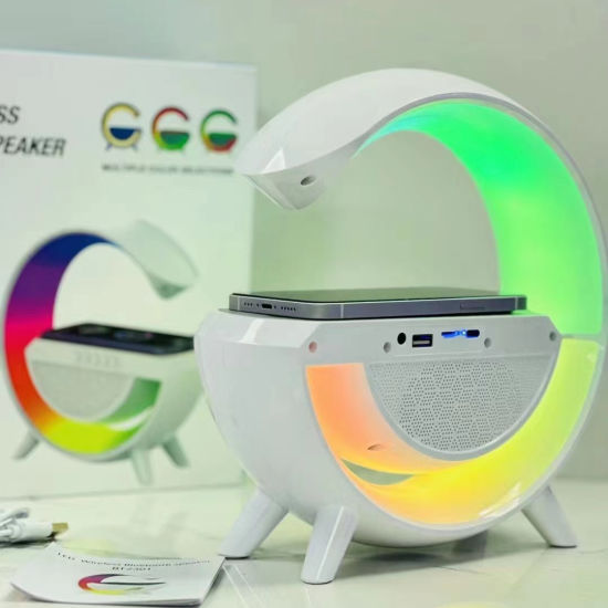 3 in 1 LED Wireless Charger Speaker Charge, Play & Glow