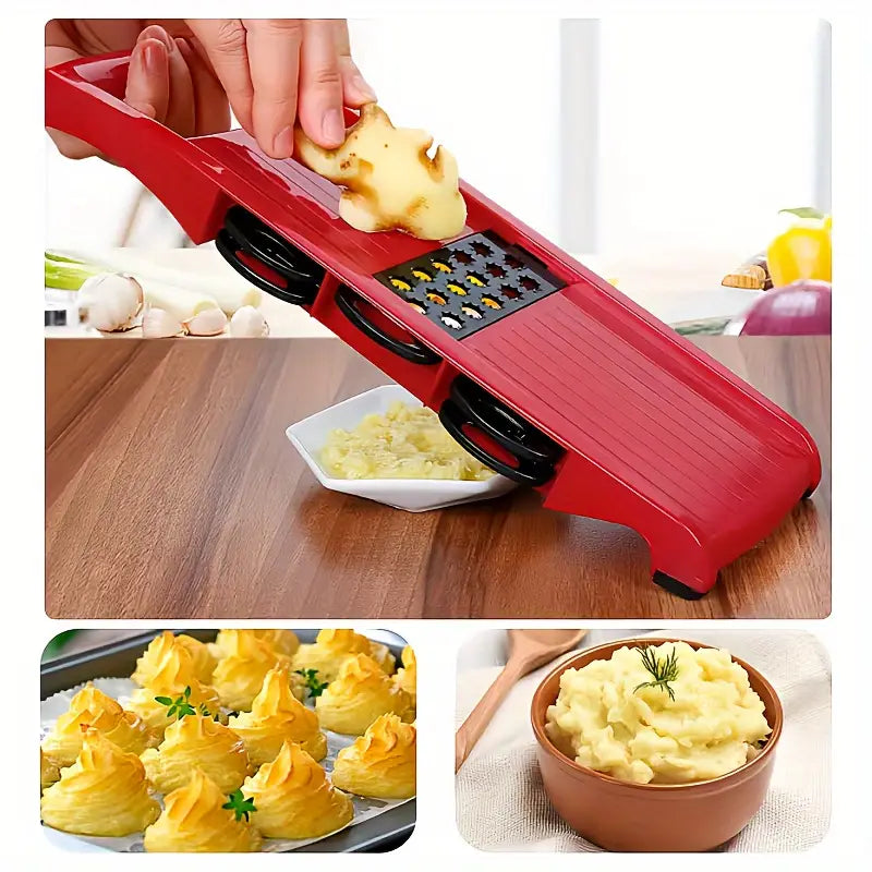 6-in-1 Mandolin Slicer | All-in-One Veggie Cutter