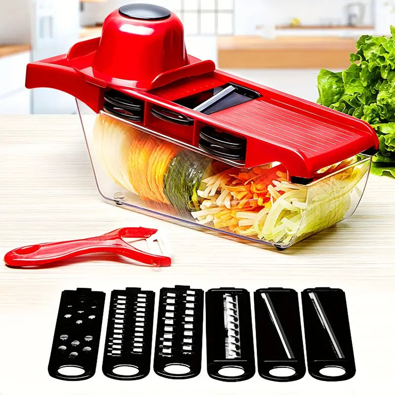 6-in-1 Mandolin Slicer | All-in-One Veggie Cutter