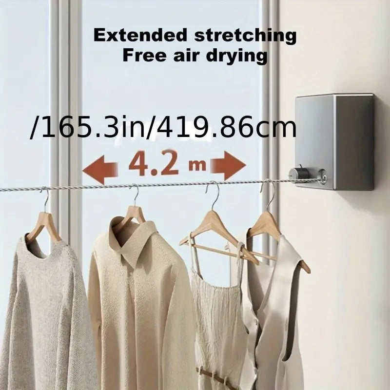 Retractable Indoor Clothesline – Space-Saving Drying Solution for Every Home