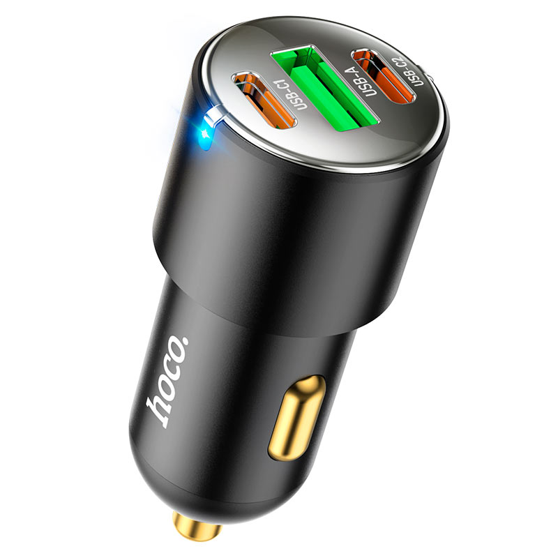 Hoco Car Charger NZ6 3 USB Ports