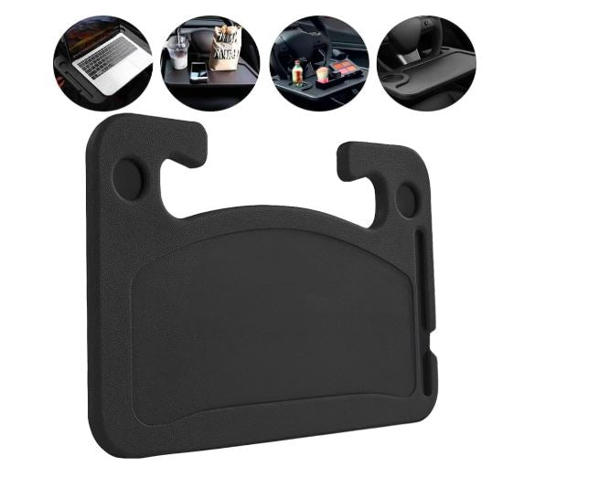 Multifunction Car Steering Wheel Tray for Laptop and Meal Use