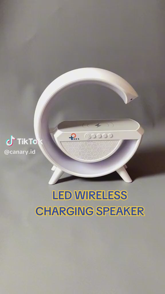 3 in 1 LED Wireless Charger Speaker Charge, Play & Glow