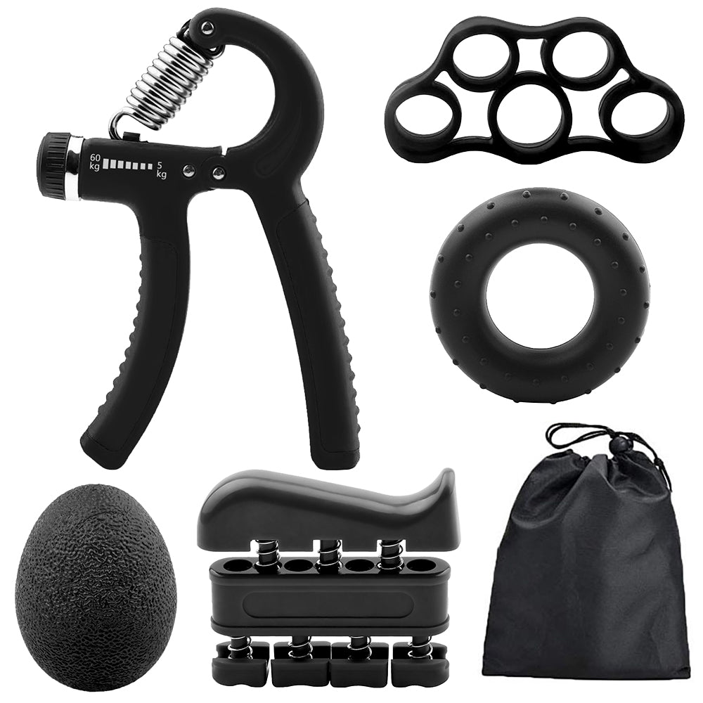 6 in 1 Hand Strengthener Kit for Gym & Therapy Use