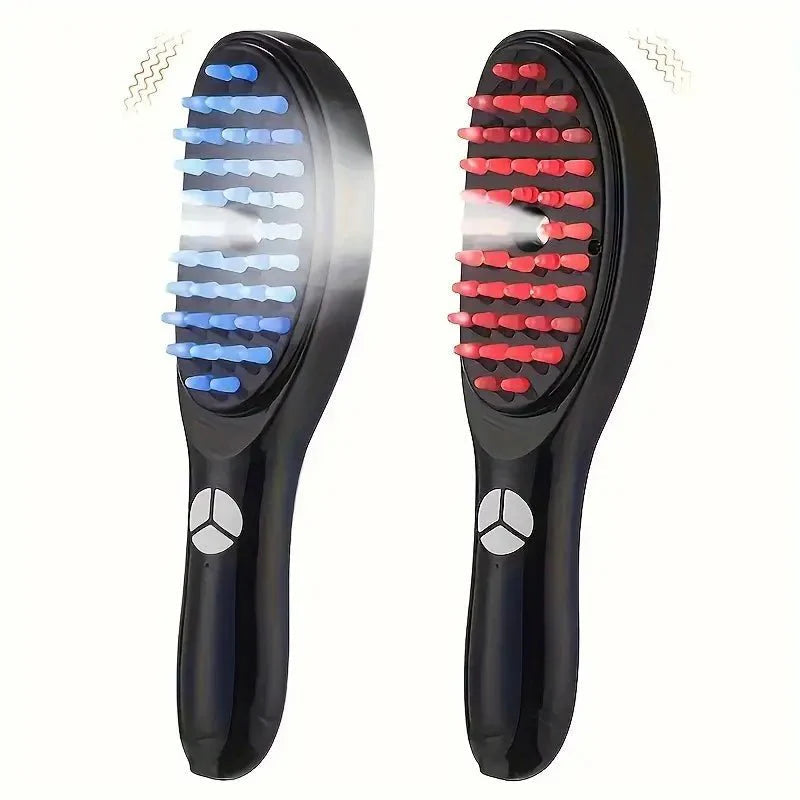 Hair Regrowth LED Scalp Brush Boost Circulation & Reduce Hair Fall