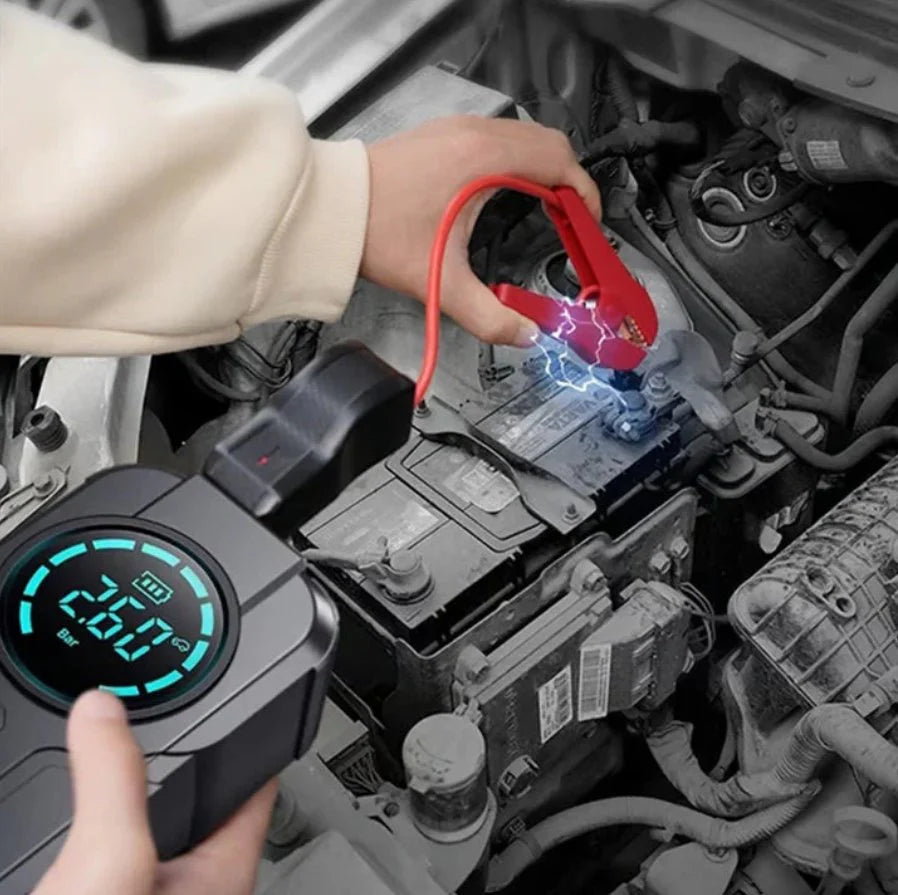 Multi-Function Car Jump Starter + Air Pump