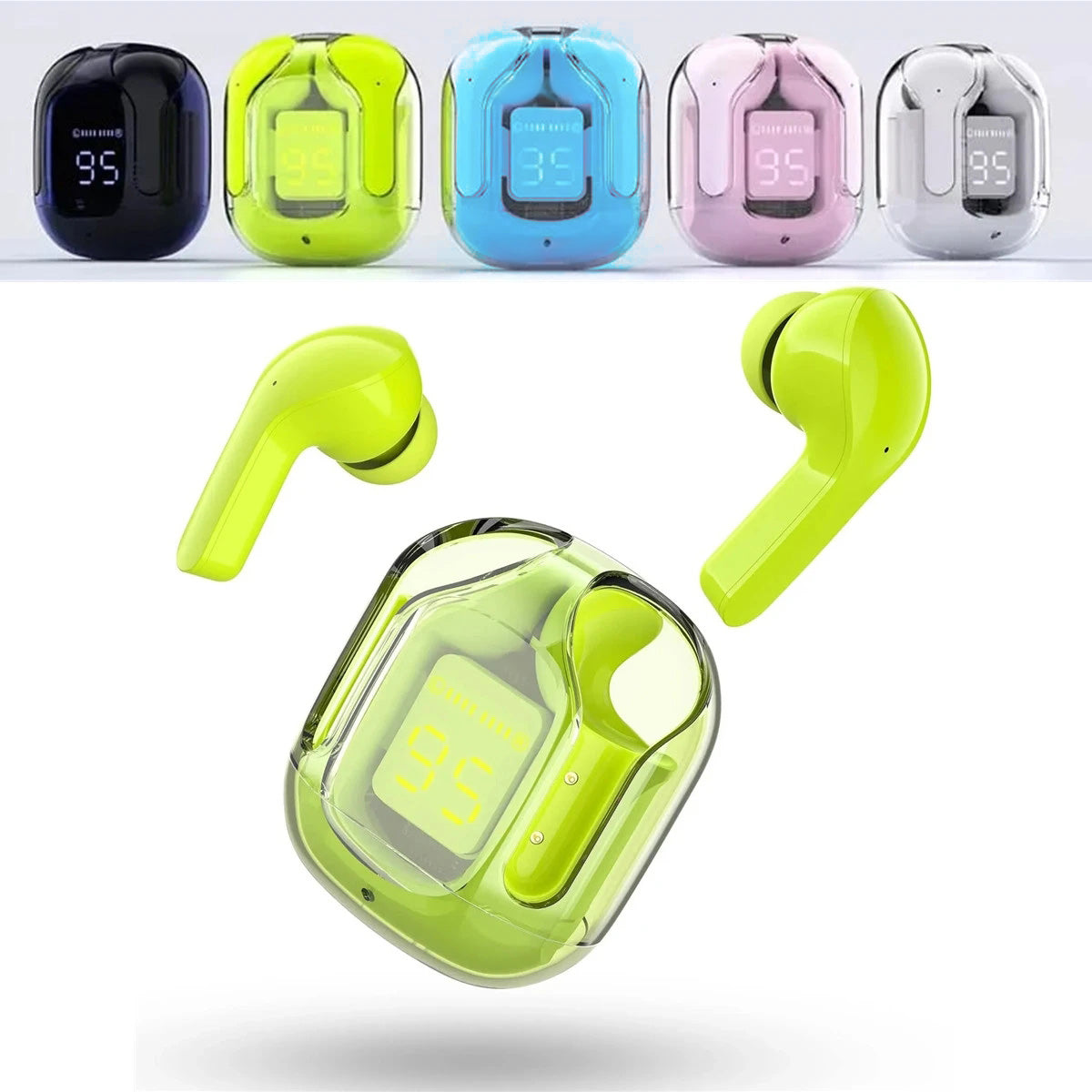 T6 LED Crystal Earphones