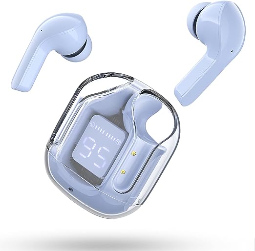 T6 LED Crystal Earphones