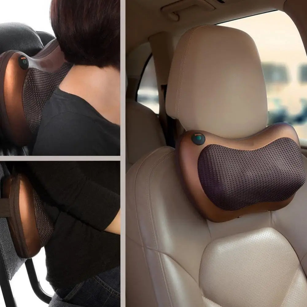 Electric Neck and Body Massage Pillow with Heat and Deep Kneading