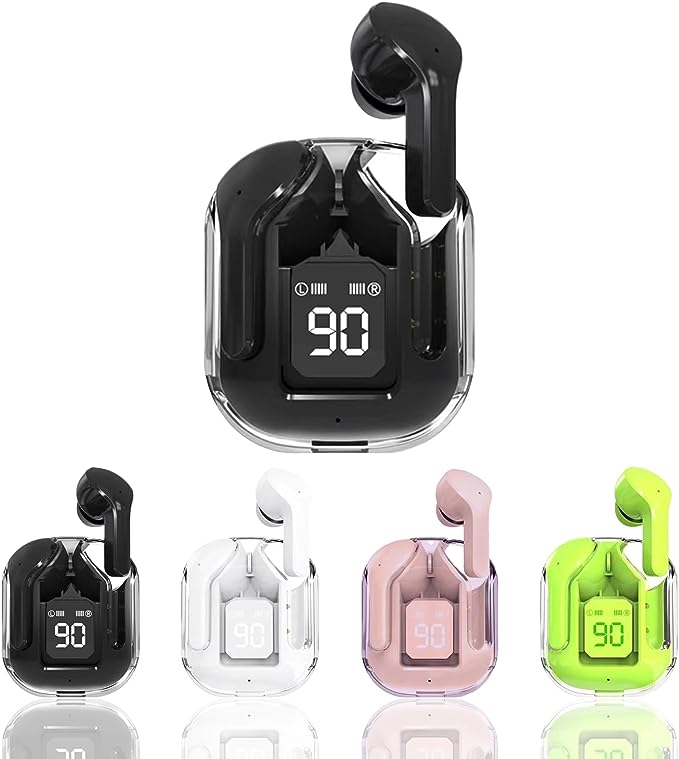 T6 LED Crystal Earphones