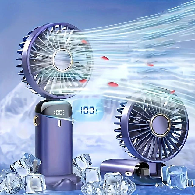 Handheld Mini Fan – USB Rechargeable & Lightweight