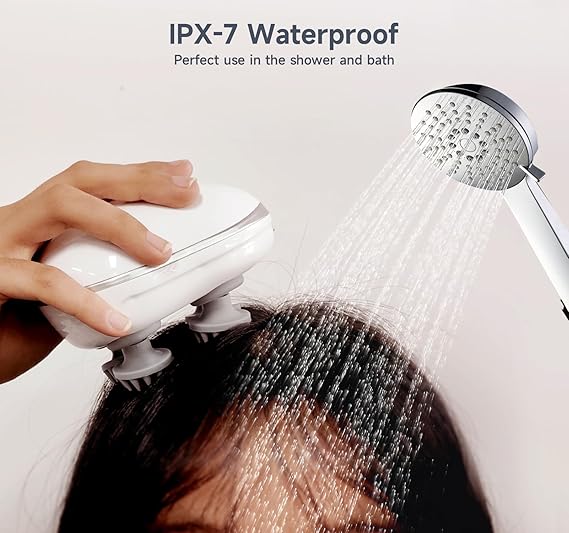 Electric Scalp Massager for Hair Growth & Stress Relief