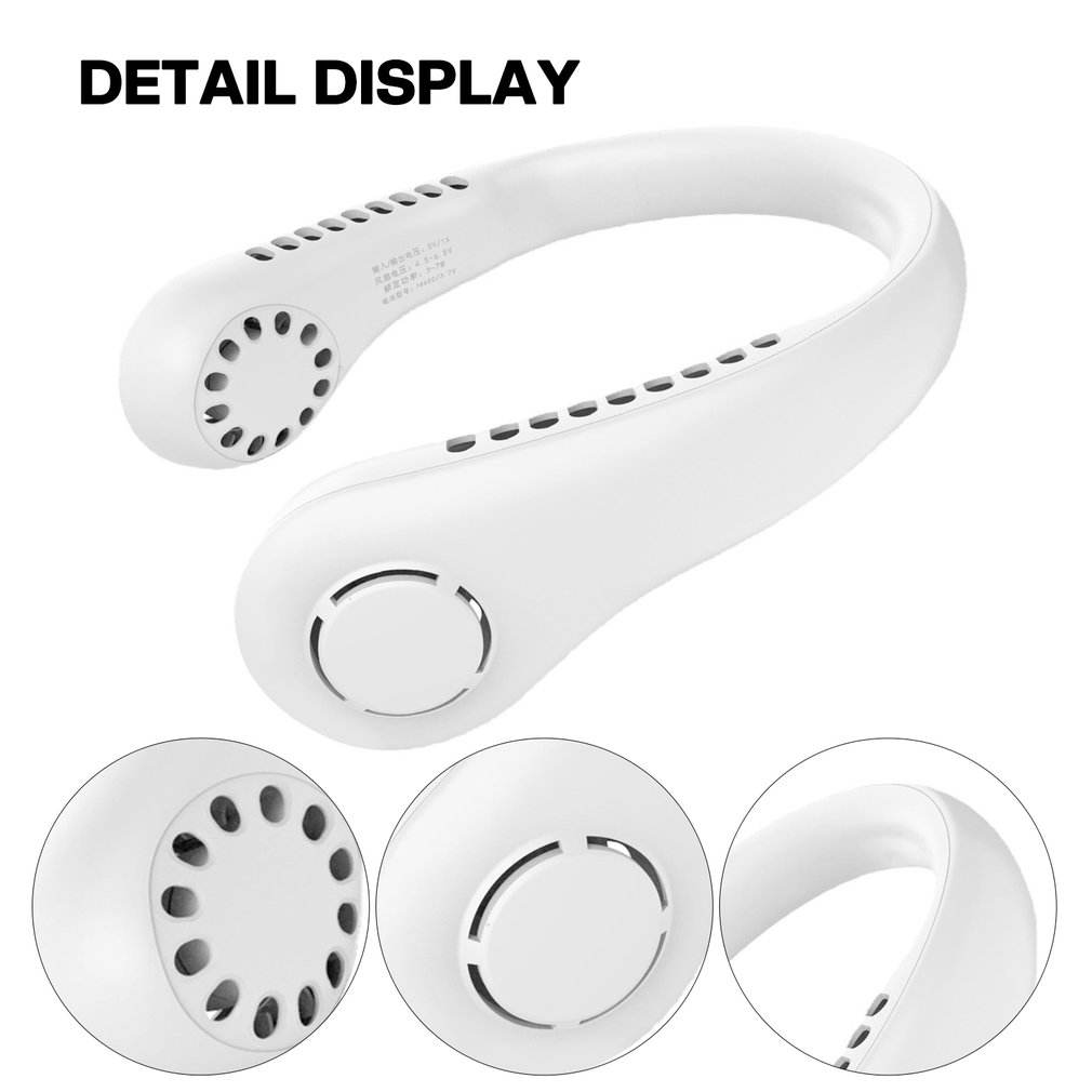 Hands Free Neck Fan 360 Degree Cooling