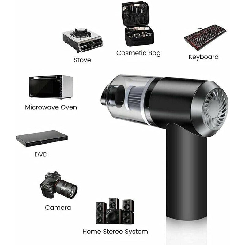 Multifunction Mini Vacuum Cleaner for Dust Air and Pump Use