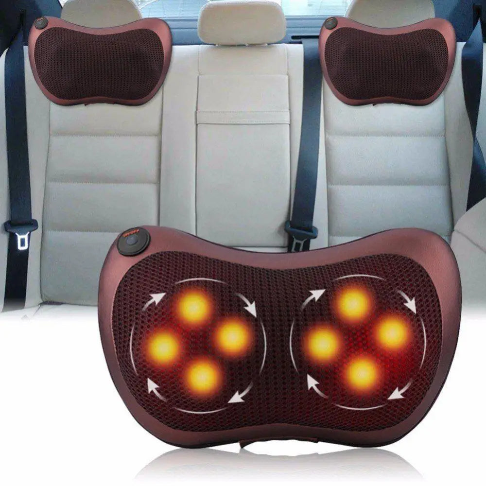 Electric Neck and Body Massage Pillow with Heat and Deep Kneading