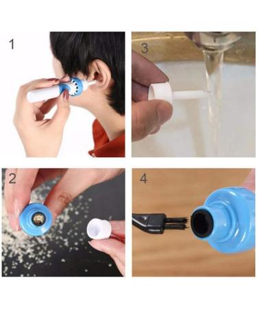 Electric Ear Cleaner with LED Light and Soft Tips