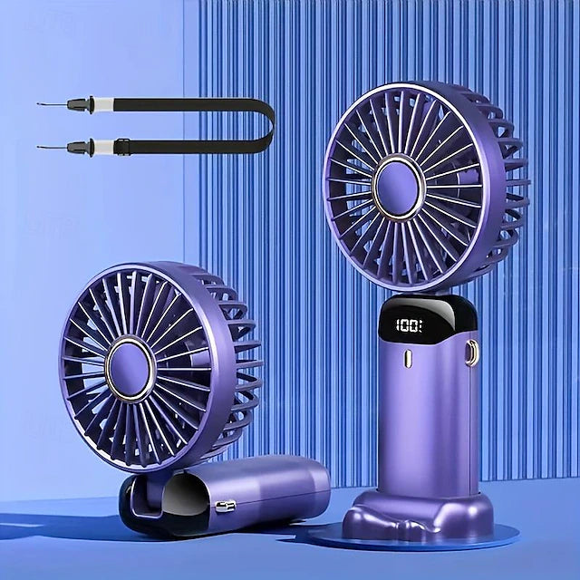 Handheld Mini Fan – USB Rechargeable & Lightweight