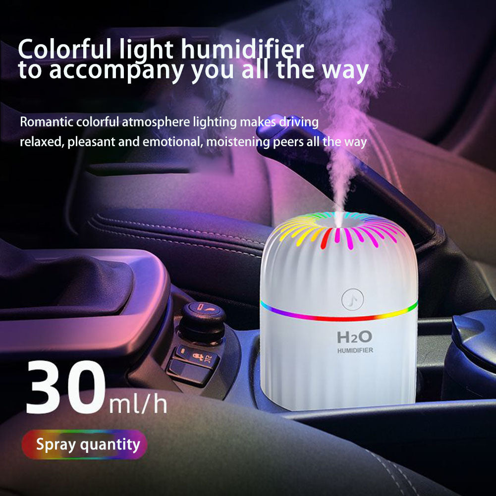 3 in 1 Air Humidifier Cool Mist LED Light Aroma