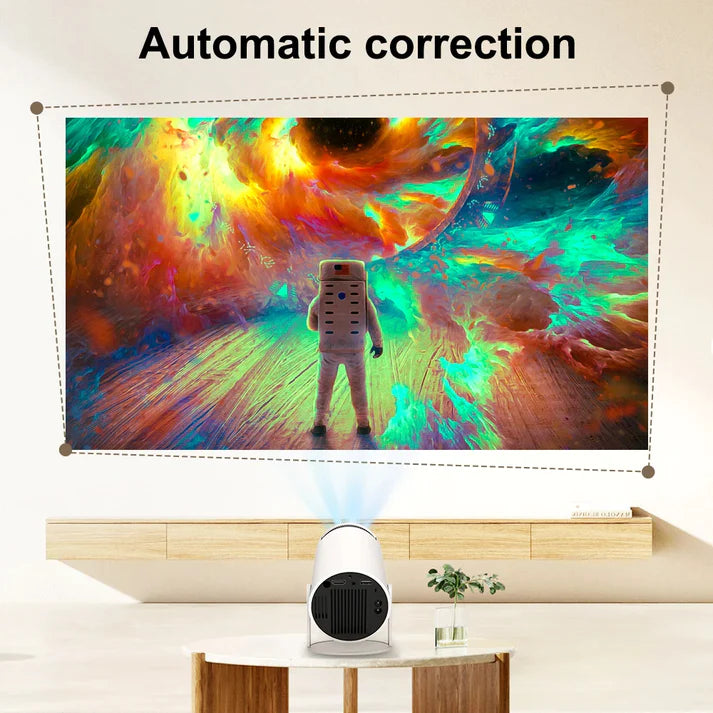 Ultra-Portable Round Projector