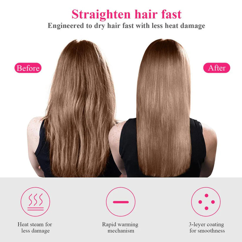 4 in 1 Blow Dryer Brush | Dryer, Straightener, Curling & Styling Brush