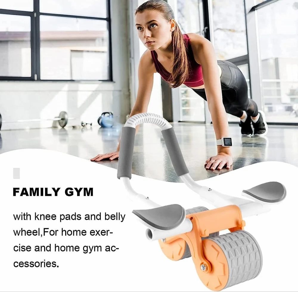 Dual-Function Abs Roller Wheel for Fat Burn & Body Toning