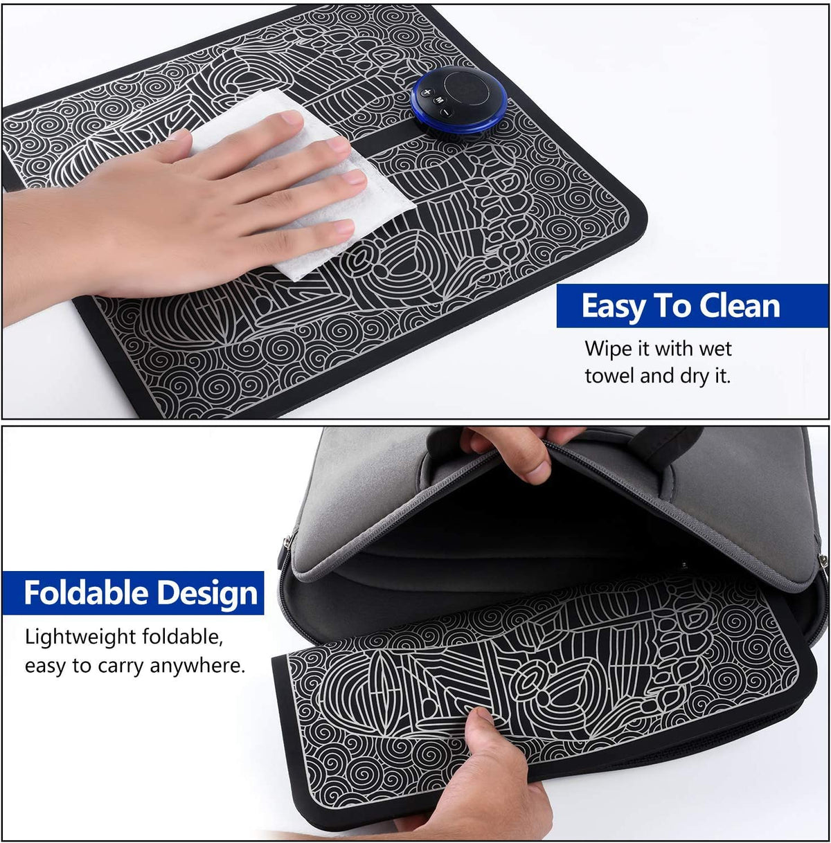 EMS Electric Foot Massager Mat Relax & Relieve Pain