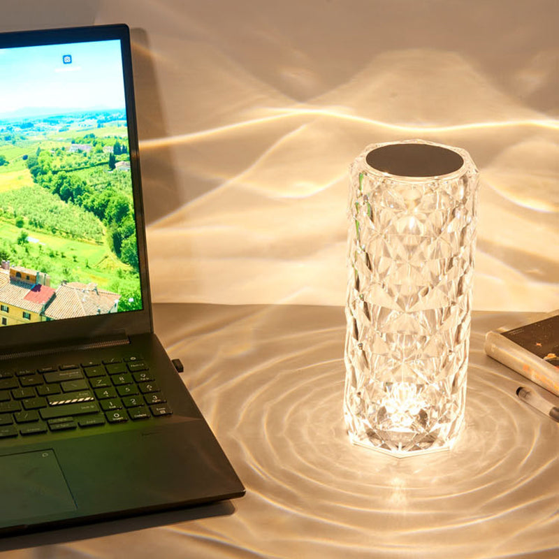 LED Crystal Table Lamp for Romantic Ambience