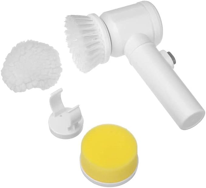 Rechargeable 5 in 1 Spin Brush for Kitchen and Bathroom