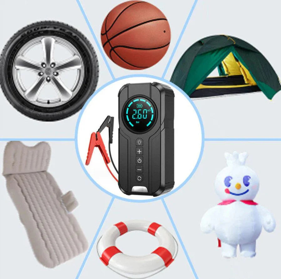 Multi-Function Car Jump Starter + Air Pump