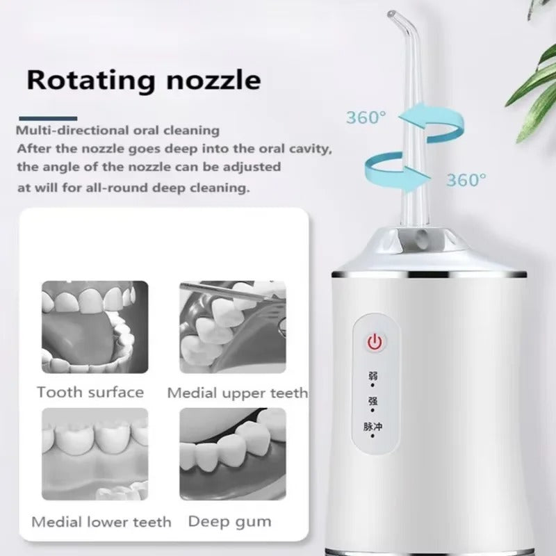 Portable 3 in 1 Water Flosser for Dental Care