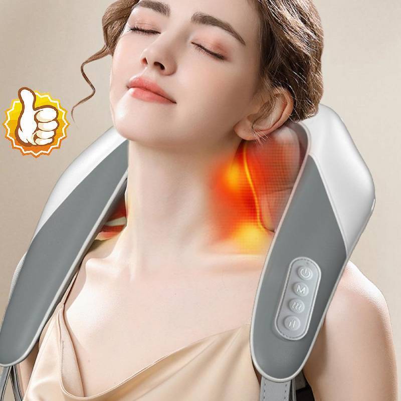 Wireless Neck & Shoulder Massager with Heat Therapy